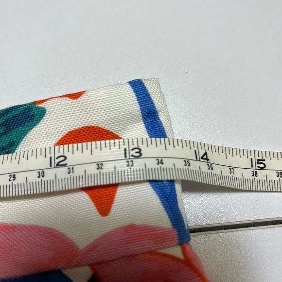 J Crew Sz 2 Morning Floral Pintucked Midi Skirt Abstract Colorful A Line Pencil - Picture 10 of 11